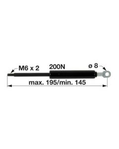 Amortizer šibera 215 mm, 200 N
