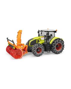 Igračka traktor Claas Axion sa čistačem snijega, 1:16