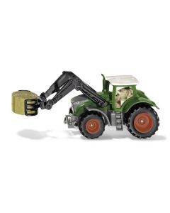 Igračka traktor Fendt sa prednjim utovarivačem i rolo balom, 1:87