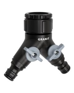 Adapter za slavinu dvosmjerni Granit Black Edition